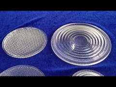 ステージライトと交通信号ライトのための丸く圧縮されたボロシリケートガラスフレンネルレンズ