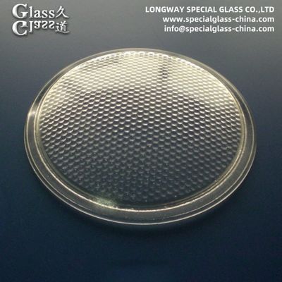 High Temperature Resistant Borosilicate Glass Lens For Light Lamp Cover