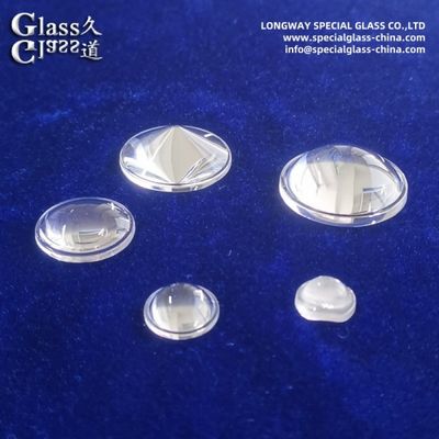 High Precision Aspheric Borosilicate Glass Diffuser Lens for Downlight Fixture