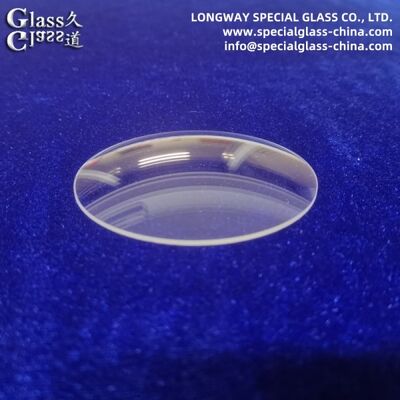 Custom Positive/Negative Meniscus Lens in BK7/Fused Silica for Beam Shaping and Focusing