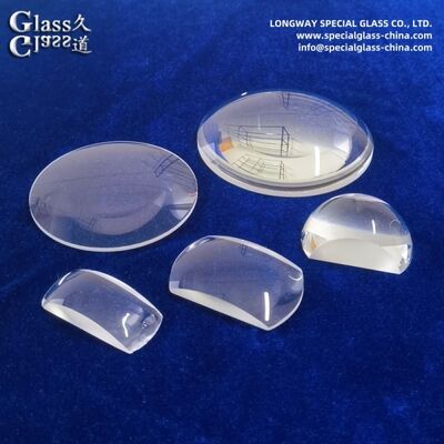 Precision Polished BK7/Fused Silica Optical Glass Lenses with Various Coatings