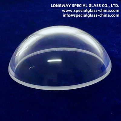 Custom N-BK7 Glass Optical Spherical Dome For Surveillance Cameras
