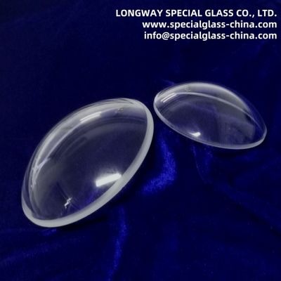 Custom N-BK7 Glass Optical Spherical Dome For Surveillance Cameras