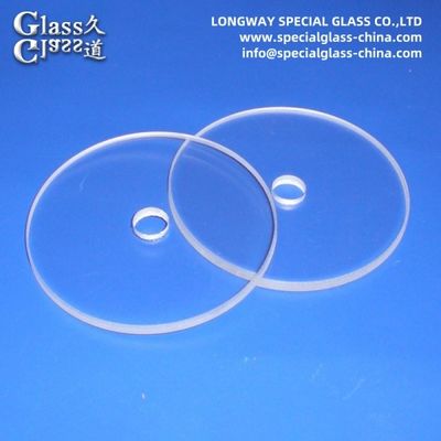 High Transmission Fused Silica Lens Optical Borosilicate Glass Wafer Disc Optical Lens