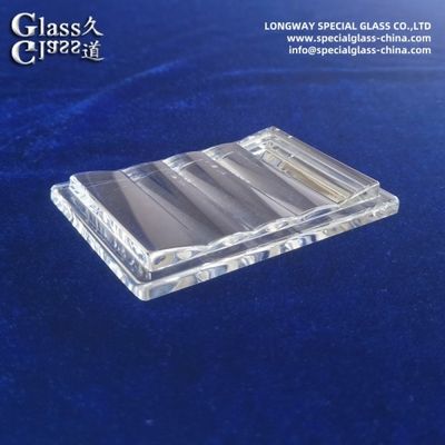 Custom Clear Textured Pyrex Led Cover Lens For Led Lighting Output
