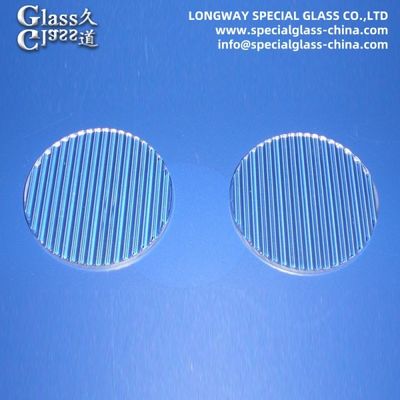 Custom Optically Finishing Flat Borosilicate Glass Lens With Linear Surface