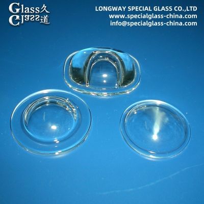 High Precision Polishing Borosilicate Glass Cover Lens For Tunnel Lamp Lens