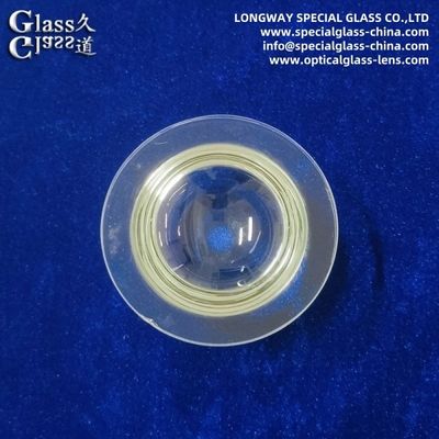 Custom UV Resistant Borosilicate Glass Light Cover For Industrial Lighting