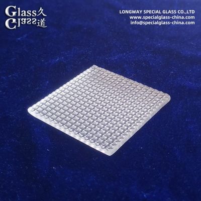 Durable Textured Borosilicate Glass Lens For Diffused Led Lighting Fixtures