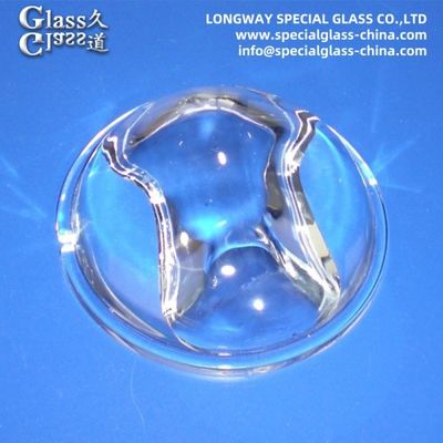 Custom Borosilicate Glass Cover Lenses For LED Street Lighting