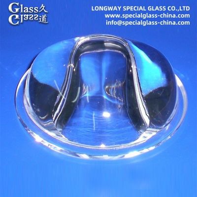 Custom Borosilicate Glass Cover Lenses For LED Street Lighting