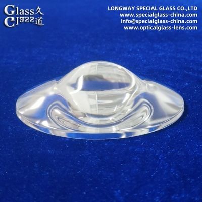Custom Optical Borosilicate Glass Street Light LED Glass Lens