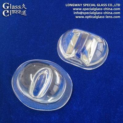 Custom Optical Borosilicate Glass Street Light LED Glass Lens