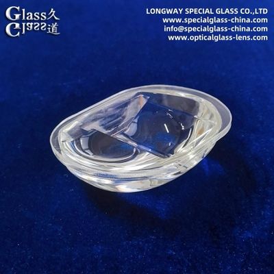 Custom Optical Borosilicate Glass Street Light LED Glass Lens
