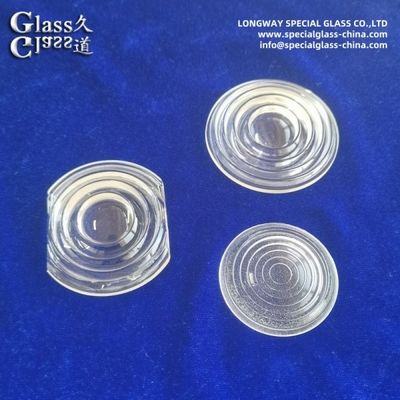 Thermal Resistance Efficient Borosilicate Fresnel Led Lens For Lighting Fixtures