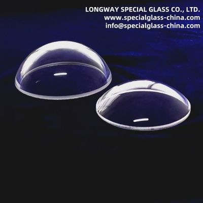 OEM High Precision Clear Bk7 Glass Optical Dome For Underwater Camera Housings