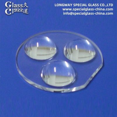 Durable Borosilicate Glass LED Lighting Led Lens Resisting Hight Temperature