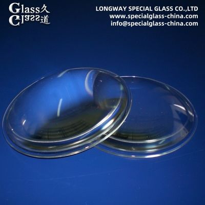 Optical Grade Borosilcate Glass Led Lens For Motocyle Light ISO9001 Certified