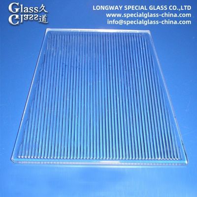 Borosilicate Float Glass‌ Led Light Lens Scratch Resistant‌ Linear Spread Lens