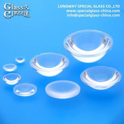 Optical Borosilicate Glass Led Lens Flashlight Glass Lens Anti Scratch