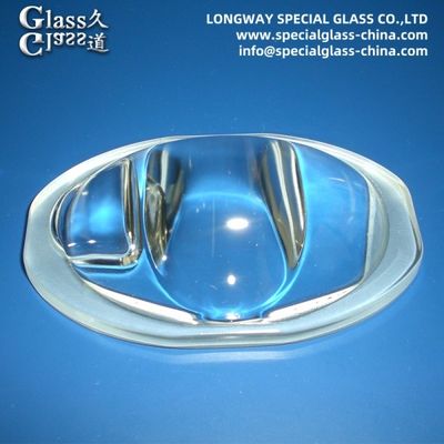 Durable Borosilicate Glass 3.3 Cob Led Glass Lens For Outdoor Lighting