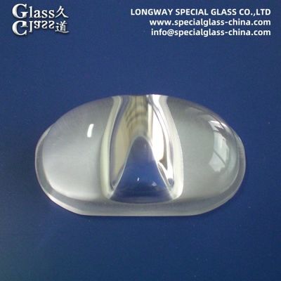 Durable Polishing High Power Led Glass Lenses From Borosilicate Glass 3.3