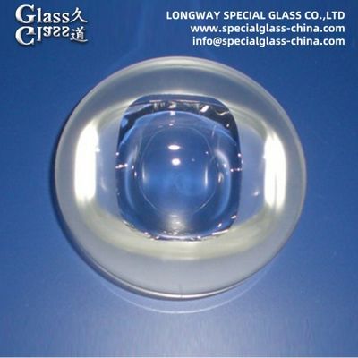 Street Light Cob Led Glass Lens From Borosilicate Glass 3.3 OEM Available