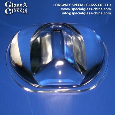 Street Light Cob Led Glass Lens From Borosilicate Glass 3.3 OEM Available