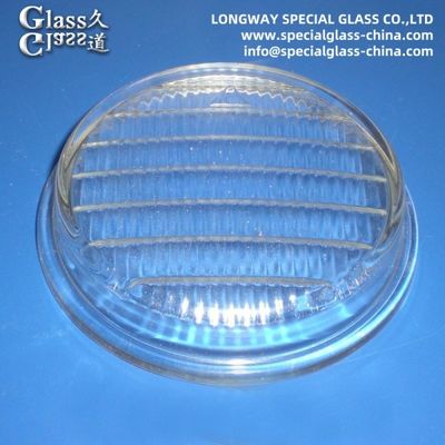 Durable Molded Borosilicate Headlight Glass Cover For Outdoor Lighting System