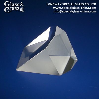 Custom UV Fused Silica Optical  Prism For Rainbow Generator Optical Interferometer