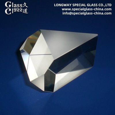 Custom UV Fused Silica Optical  Prism For Rainbow Generator Optical Interferometer