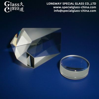 Precision Bk7 Glass Fused Silica Prism Lens For Camera And Imaging System