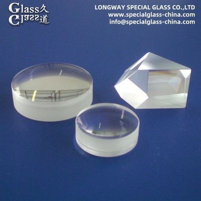 OEM Fused Silica Glass Optical Prism Lenses For Laser Cutting Machine