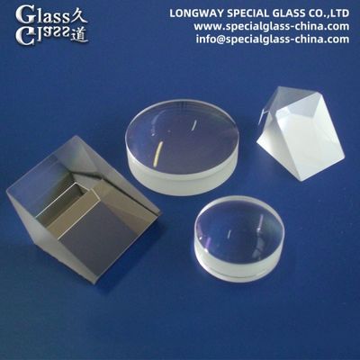OEM Fused Silica Glass Optical Prism Lenses For Laser Cutting Machine