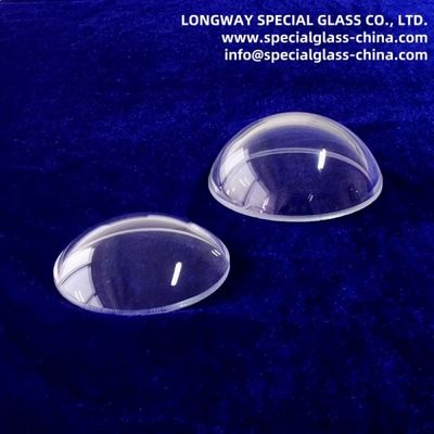 Custom High Clarity Optical Glass Dome Lens For Suveillance System