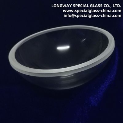 Custom High Clarity Optical Glass Dome Lens For Suveillance System