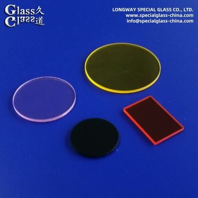 OEM Optical Color Filter Glass Uv Filter Lens For Laser Cutting