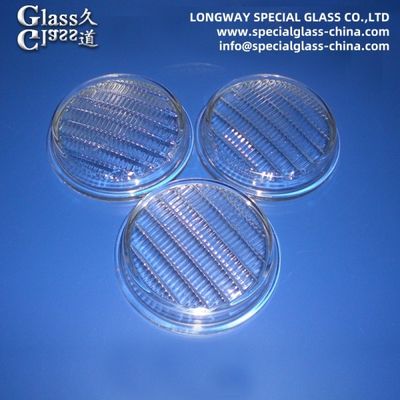 Custom Textured Soda Lime Glass Light Cover For Diffuse Light Lamp Cover