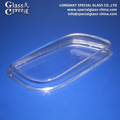 Durable Molded Soda Lime Glass Light Cover For Headlight Lamp Cover
