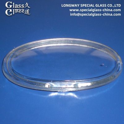 Durable Molded Soda Lime Glass Light Cover For Headlight Lamp Cover