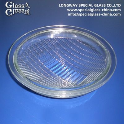 OEM Moulded Soda Lime Glass Lamp Cover Lens For Outdoor Light