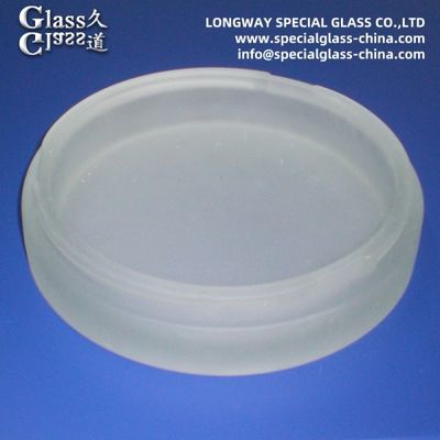 Customized Frosted Soda Lime Glass Light Covers / Lighting Glass Cover