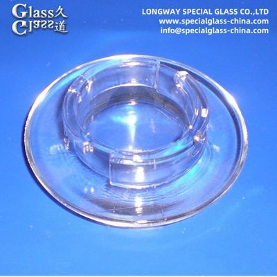 Transparent Pressed Glass Cover Lens For Led Light Lamp Lens Anti Scratch