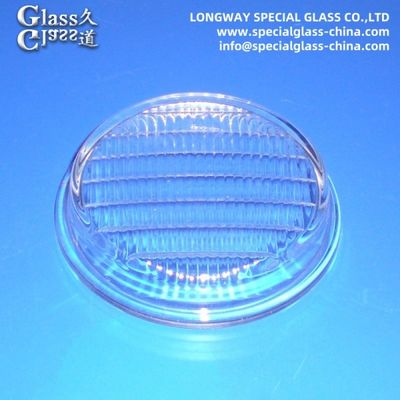Custom High-Clarity Moulded Light Cover Lens From Soda Lime Glass