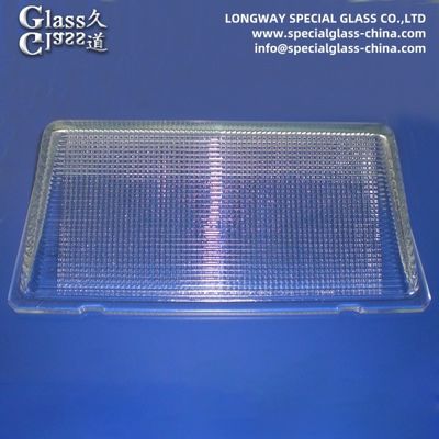 Borosilicate Glass Light Cover For Industrial Light Resisting High Temperature