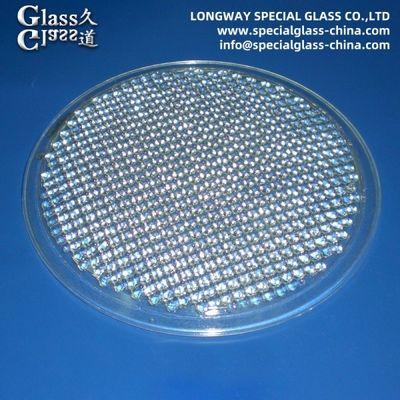 Pressed Borosilicate Glass Lens Diffuse Light Spotlight Lens Cover Modern Design