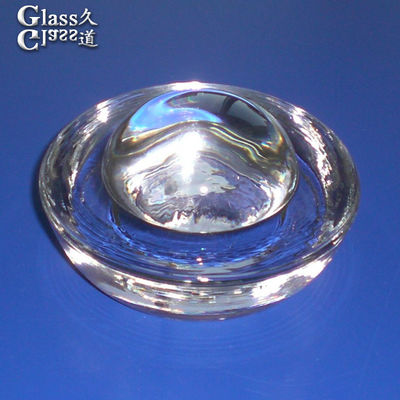 OEM Pressed Borosilicate Glass Road Stud With Reflective Surface