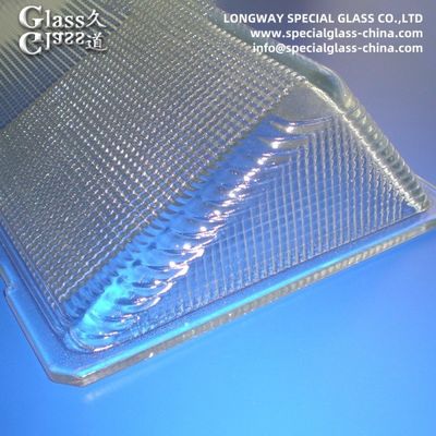 Antique Style Borosilicate Glass Lamp Cover High Temperature Resistance
