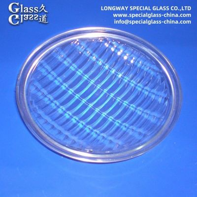 Casting Borosilicate Glass Light Cover For Outdoor Light Lamp
