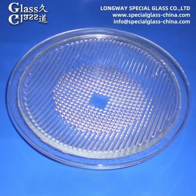 Custom Molded Boroslicate Glass lamp Cover For Led Street Light